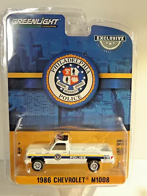 Greenlight Exclusive - Philadelphia Pennsylvania Police - 1986 Chevy M1008 • $4.50