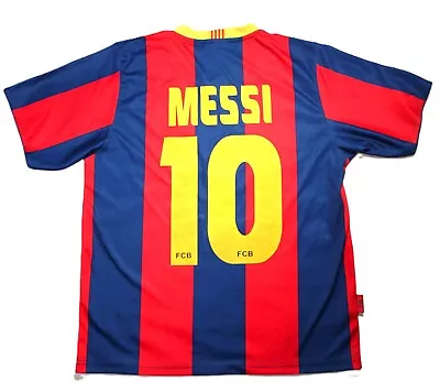 Barcelona Messi #10 Size M Rogers Official Replica Jersey Made In Spain • $41