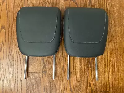 2011 2012 Mercedes GL 350 450 THIRD 3rd Row TWO Headrests Set Of 2 Black Leather • $123.19