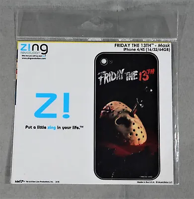 Friday The 13th Movie Mask IPhone 4 4S Apple Skin NEW Sticker • $3.99