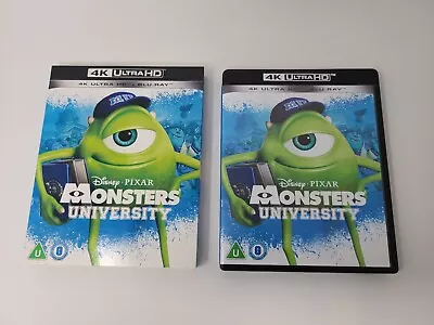 Monsters University 4K Blu-Ray Case + Blu-Ray W/ Slipcover (4K Blu-Ray Missing) • $6.19