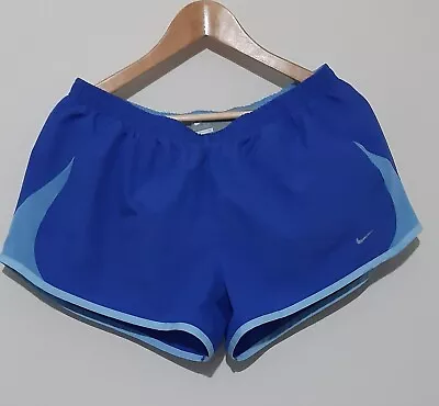 Men's Nike LGG Size L Blue Lined Running Shorts. • £16.99