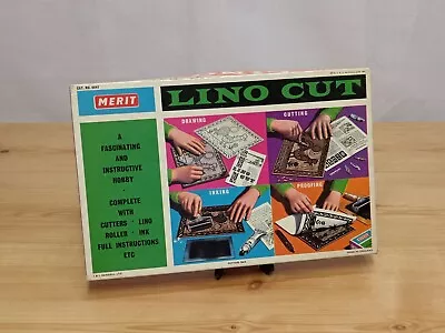 Vintage 1960s Merit J&L Randall Ltd Lino Cut Inking Set - New & Unused  • £39.99