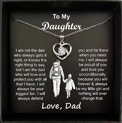 To My Daughter Necklace Birthday/Graduation/Valentine Gift From Dad/Father • $28.99