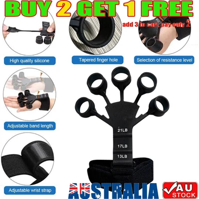 $3.98 • Buy Gripster Grip Strengthener Finger Stretcher Hand Grip Trainer Fitness Training