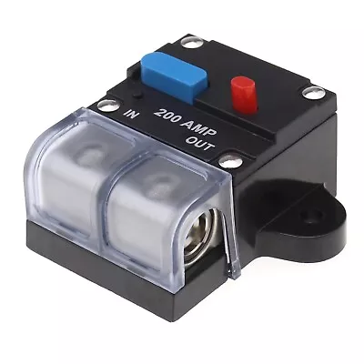 200A Audio Fuse Switch For Vehicle Yacht Trailer Trolling Motor Fuse Block • £14.16