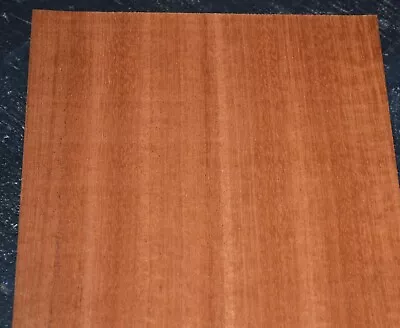 Mahogany Raw Wood Veneer Sheet 7 X 30 Inches 1/42nd               4668-42 • $8.99