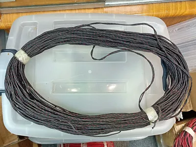 One Spool Of Western Electric 20 Ga Twisted Cloth Covered Solid Wire • $299.99