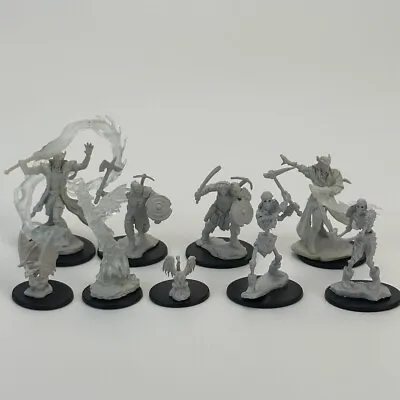 Lot 8 FAMILIARS ZOMBIES SKELETONS EARTH Dungeons & Dragon D&D Miniatures Figure • $13.21