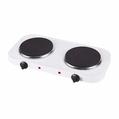 £23.95 • Buy 2000W Electric Double Hotplate Portable Kitchen Table Top Cooker Stove Hot Plate