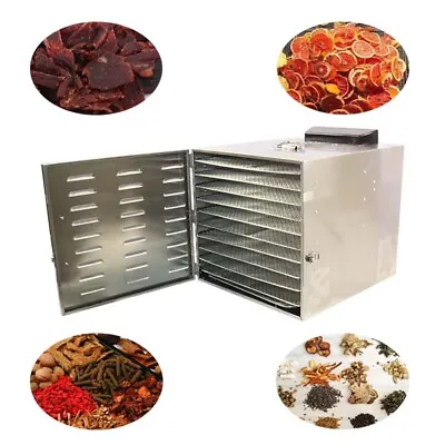 $332.50 • Buy 110V Stainless Steel 10 Layer Fruit & Vegetable Food Dryer Commercial Dehydrator