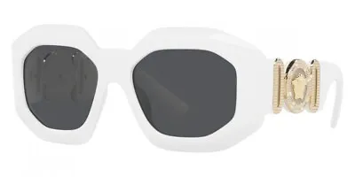 Versace Women's VE4424U-314-87 Fashion 56mm White Sunglasses • $179.99
