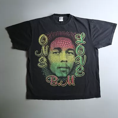 Vintage Bob Marley T Shirt Adult 3XL Pro Power Big Band Tee • $24.99