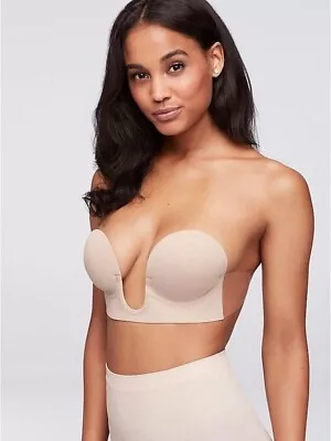 Fashion Forms Women's Sz A U Plunge Backless Strapless Adhesive Bra MC536 • $7.99