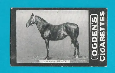 Ogdens Tabs - C.170 - Racehorse  -  Golden  Blaze  - 1902 • £2.95