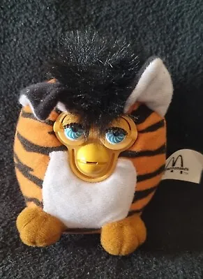 McDonalds Happy Meal Toys Furby Toy 2001 Tiger Striped VGC  • £4.99