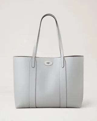 Mulberry 'Bayswater' Leather Tote In Pale Grey Grain Leather  $995 - BNWT • $750