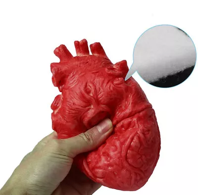 Halloween Human Heart Prop Decorations Realistic Horror Party Decor • £5.49