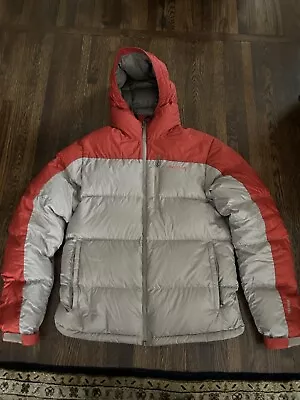 Marmot Puffer Hooded Jacket For J Crew 700 Fill Size Medium • $70