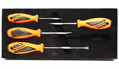Matco Tools 4pc Precision Screwdriver Set With Microfiber Handle (Orange) • $96.90