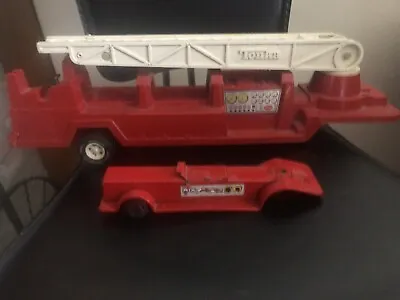 2 - TONKA Red Fire Truck Trailers Ladder Extension Large & Small • $4.50