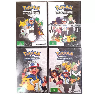 Pokemon: Black & White + Rival Destinies - Collection 1 & 2 (Region 4 DVD) New • $44.99
