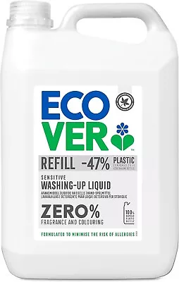 Ecover Zero Washing Up Liquid Refill 5L • £10.69