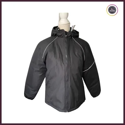 Nike Swoosh Climafit Retro Vintage Women Wind Rain Resistant Grey Jacket - M • $125.83