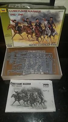 Zvezda Soviet Cossacks Cavalry  Figure Set 1/35 Scale Model Kit  • $22
