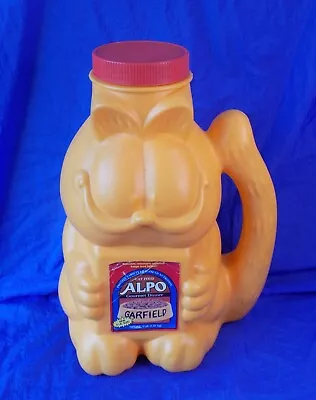 GARFIELD ALPO CAT FOOD CONTAINER COIN BANK Extra Large 12  Tall Vintage 1994  • $34.98