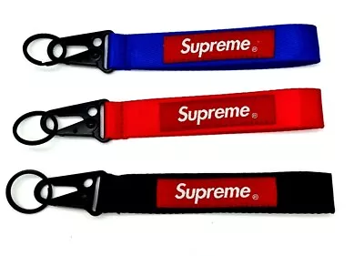 Supreme Lanyard Wrist Strap Key Ring Key Chain Lanyards For Neck Belt Loop ✅  UK • £5.99