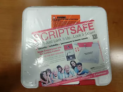 Scriptsafe Prescription Medicine Safe/Lock Box Travel Briefcase 2 Lock System 1D • $22.99