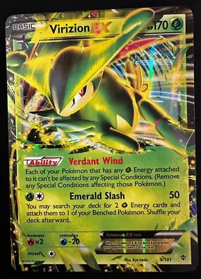 Pokémon TCG Plasma Blast Virizion EX 9/101 Holo Ultra Rare • $8.25