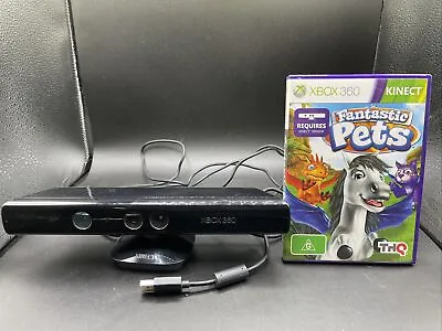 Xbox 360 Kinect Sensor And Fantastic Pets Game Motion Camera • $22