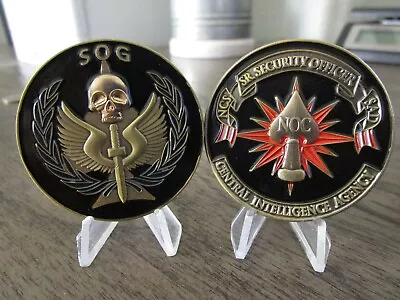 CIA Special Operations Group Non Official Cover SOG NOC Officer Challenge Coin • $35.39