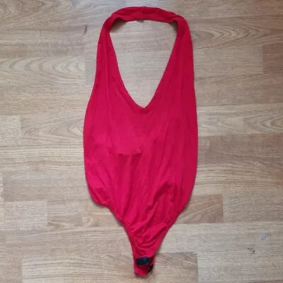 Red Halter Neck Bodysuit • £8.25