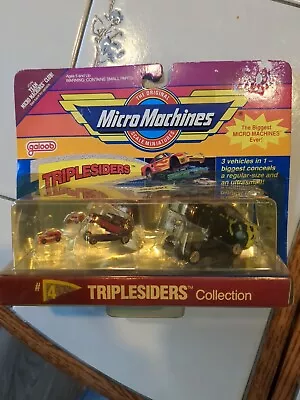  Galoob Micro Machines Triplesiders Collection #4 NIB Good Condition  • $69.99