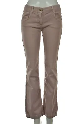 Missoni Womens Pants Size 25 Pale Pink Solid Corduroy Boot Cut Slacks Cotton • $39.99