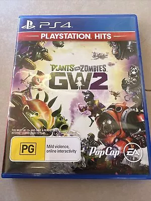 Plants Vs Zombies Garden Warfare 2 PS4 Game GW2 PlayStation 4 - VGC • $18.95