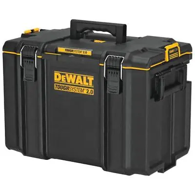 Dewalt Tool Box 110 Cu In+Auto-Connect Side Latches+Removeable Inner Tray Black • $107.08