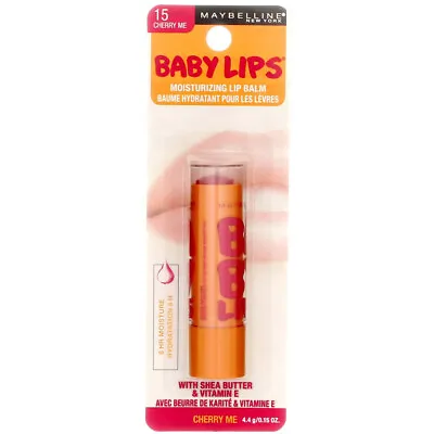 2 Pack Maybelline Baby Lips Moisturizing Lip Balm Cherry Me • $14.35