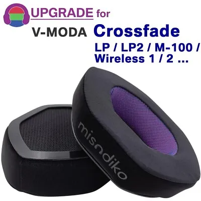 $30.10 • Buy 2PCs Earpads For V-MODA Crossfade LP LP2 M100 Wireless Replacement Cushion Cover