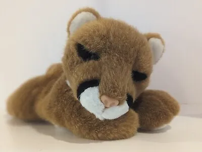 BJ Toy Co Floppy Cougar Mountain Lion Lioness Plush Stuffed Animal Toy • $17.90