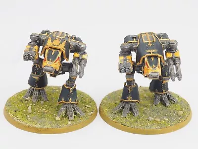 Gw Adeptus Titanicus Warhound Scout Titans X 2. Painted. Blue 70 • £45