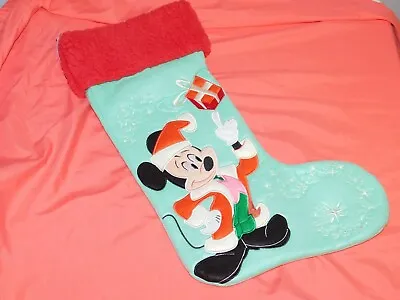 2023 Disney Parks Santa Mickey Mouse Classic Christmas Holiday Stocking New • $18.95