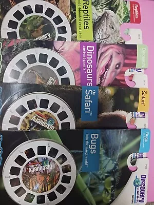 1999 Discovery Channel 4 Diffrent Packs View-master 3 Reels In Each Pack • $35