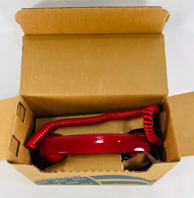 Cortelco 255447-VBA-20M RED Mini Corded Wall Phone Volume - NEW Open Box! • $45