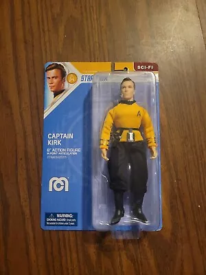 MEGO Star Trek Captain Kirk 2021 55 Years 8” Action Figure • $19.99