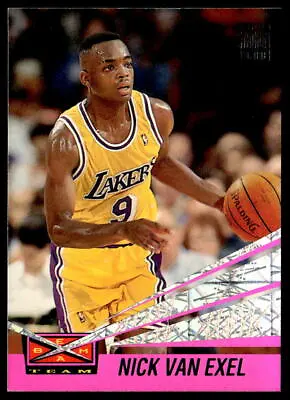 1993 Stadium Club #17 Nick Van Exel   Basketball Los Angeles Lakers • $3.50