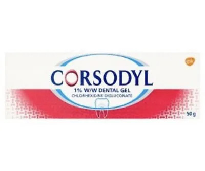 Corsodyl Dental Gel For Gingivitis1 X 50g | UK PHARMACY STOCK • £10.06